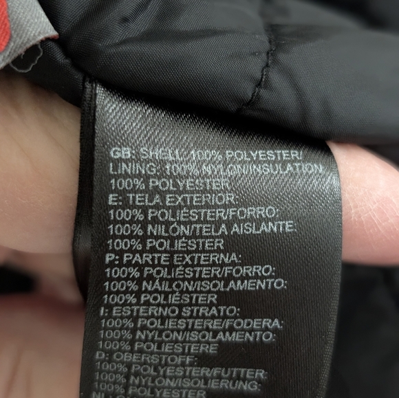 The North Face Womens Primaloft Insulated Hooded Puffer Jacket Black Size Large - Picture 9 of 13